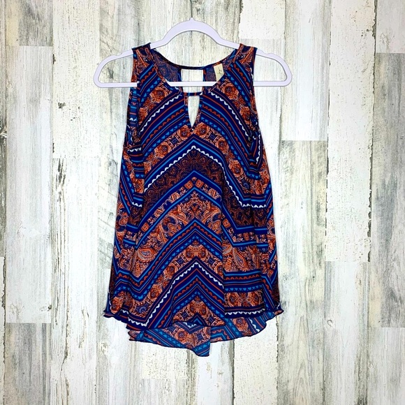 Allison Joy Color Print Tank Top - Picture 1 of 5